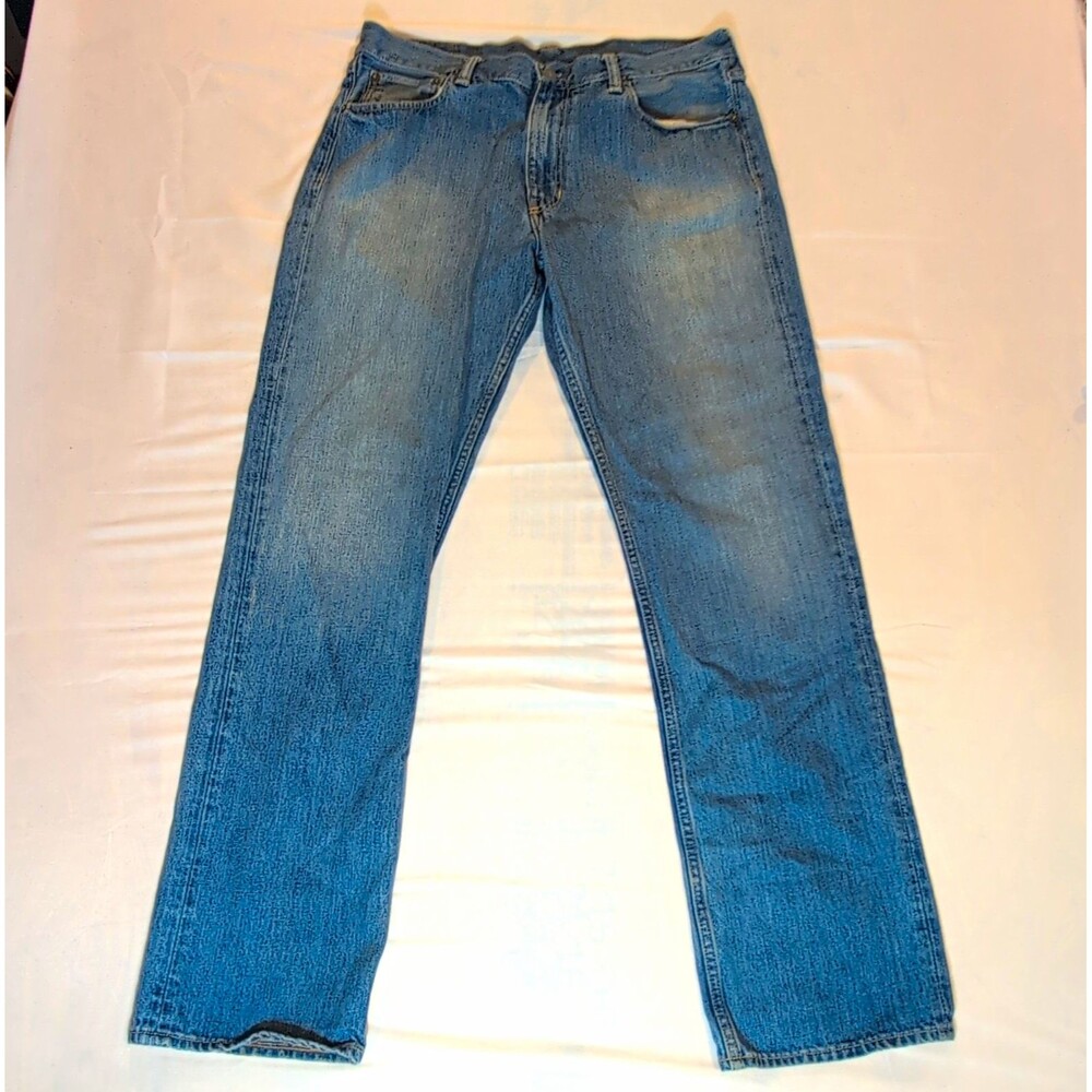 Polo Ralph Lauren Men's Blue Medium Wash Classic Fit Straight Leg Denim Jeans